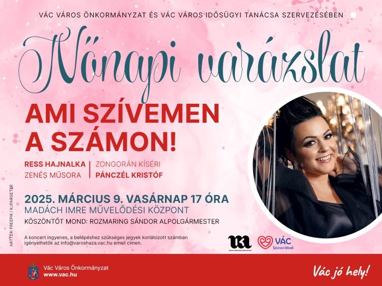 Ingyenes nőnapi koncert Ress Hajnalkával
