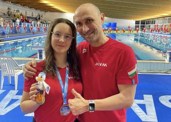 Kétszer állhatott dobogóra a Váci Vízmű SE úszója a hétvégén