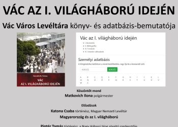 Vác az I. világháború idején – könyvbemutató a levéltár szervezésében
