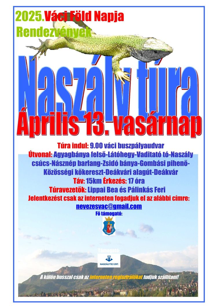 Meghívó a Naszály túrára