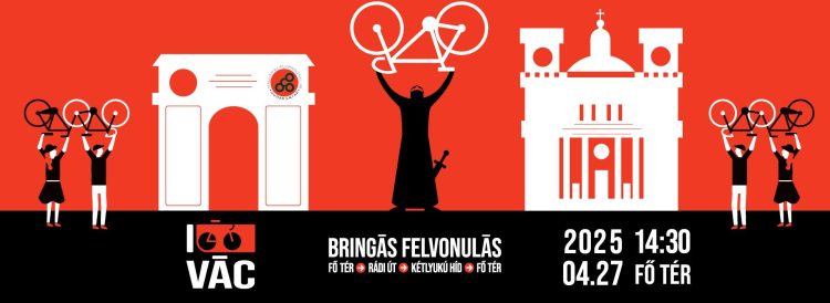 Vasárnap bringás felvonulás lesz Vácon