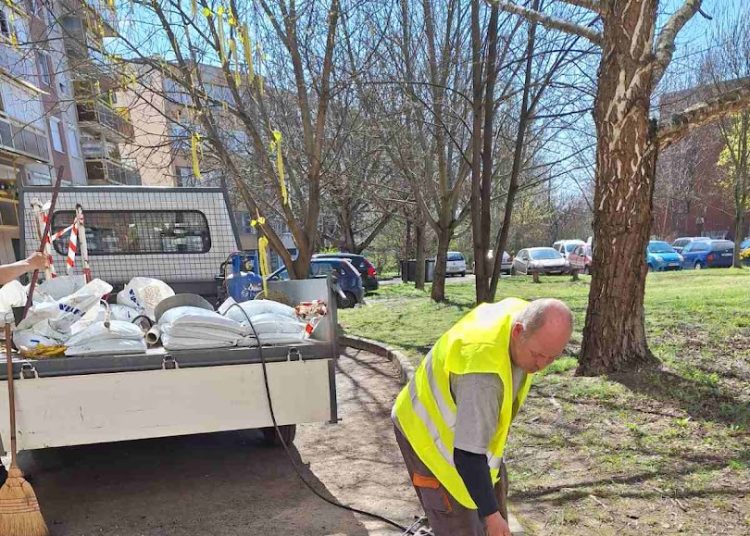 A Váci Városfejlesztő Kft. 2025.03.31. – 2025.04.06. közötti munkái – fotókkal