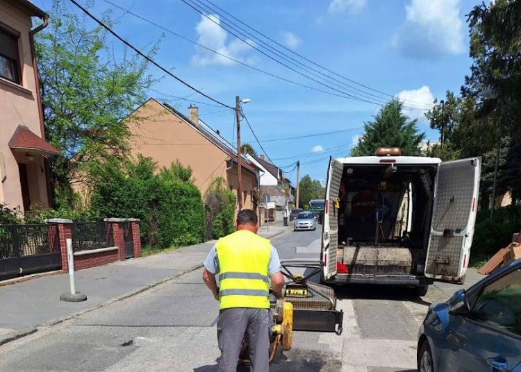 A Váci Városfejlesztő Kft. 2025.04.21. – 2025.04.27. közötti munkái – fotógaléria