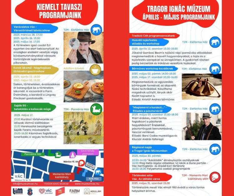 Színes tavaszi programok a Tragor múzeumban