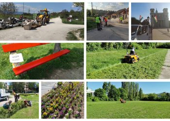 A Váci Városfejlesztő Kft. április 28-a és május 4-e között az alábbi munkákat végezte – fotógalériával