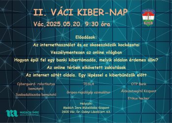 Kiber napot tart a művelődési központban a Váci Rendőrkapitányság