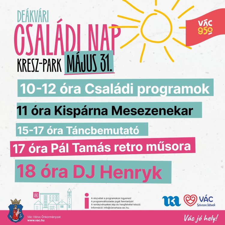 Deákvári Családi Nap a KRESZ parkban