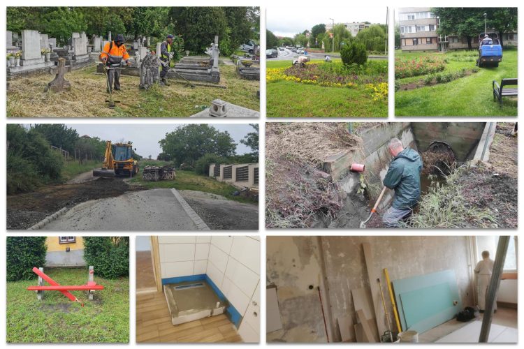 A Váci Városfejlesztő Kft. 2025.05.19. – 2025.05.25. közötti munkái