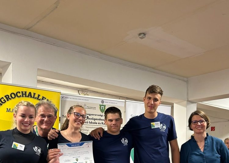 A váci Mező csapata a III. helyet szerezte meg az AgroChallenge 2025 versenyen