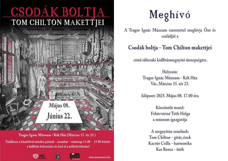 Csodák boltja – Tom Chilton makettjei kiállítás nyílik a Kék Házban