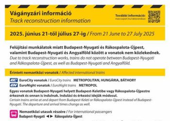 Menetrend változások a Vácot érintő vonalakon