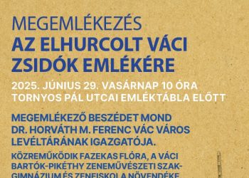 Az elhurcolt váci zsidókra emlékezik a város