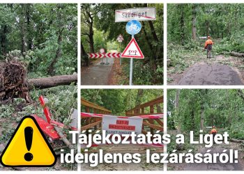 A látogatók biztonsága érdekében a Liget területét ideiglenesen lezárták