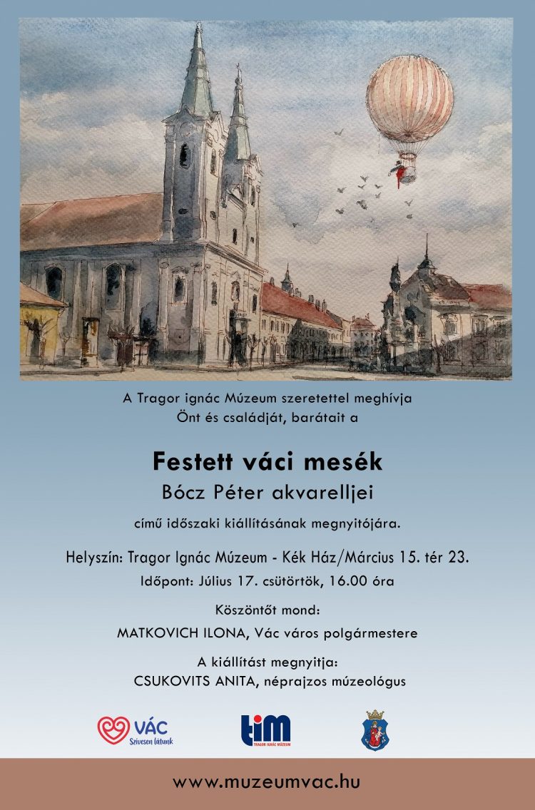 Festett váci mesék – kiállítás meghívó