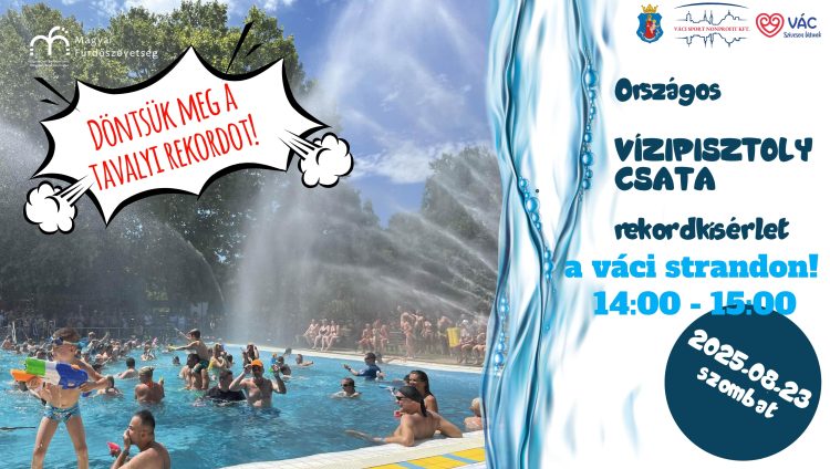 Országos vízipisztoly rekordkísérlet