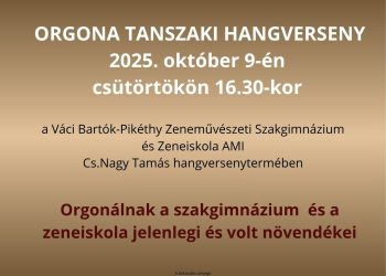 Orgona tanszaki hangverseny