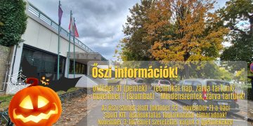 Őszi információk a váci uszodával kapcsolatban