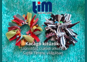 Kacagó kitűzők – Szünidőző családi alkotás Sajdik Ferenc világában