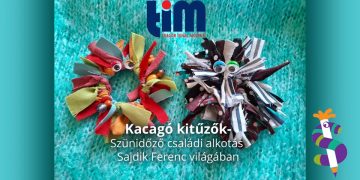 Kacagó kitűzők – Szünidőző családi alkotás Sajdik Ferenc világában