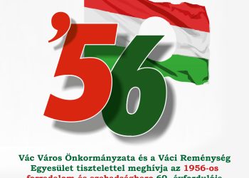 Városi megemlékezés az 1956-os forradalom és szabadságharc tiszteletére