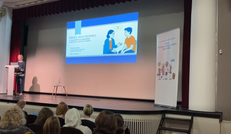 A szakmai segítőknek szólt a Humán Szolgáltató programja- videóval