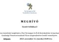 Meghívó a Pest Vármegyei és Érdi Kereskedelmi és Iparkamara Gazdasági Fórumsorozatának váci eseményére