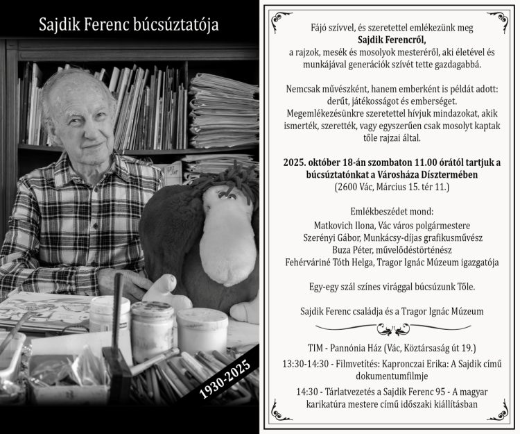 Sajdik Ferenc búcsúztatója