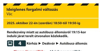 Buszközlekedési változások az október 23-i megemlékezés miatt
