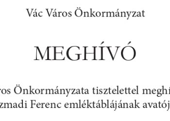 Csizmadi Ferenc emléktábla avató