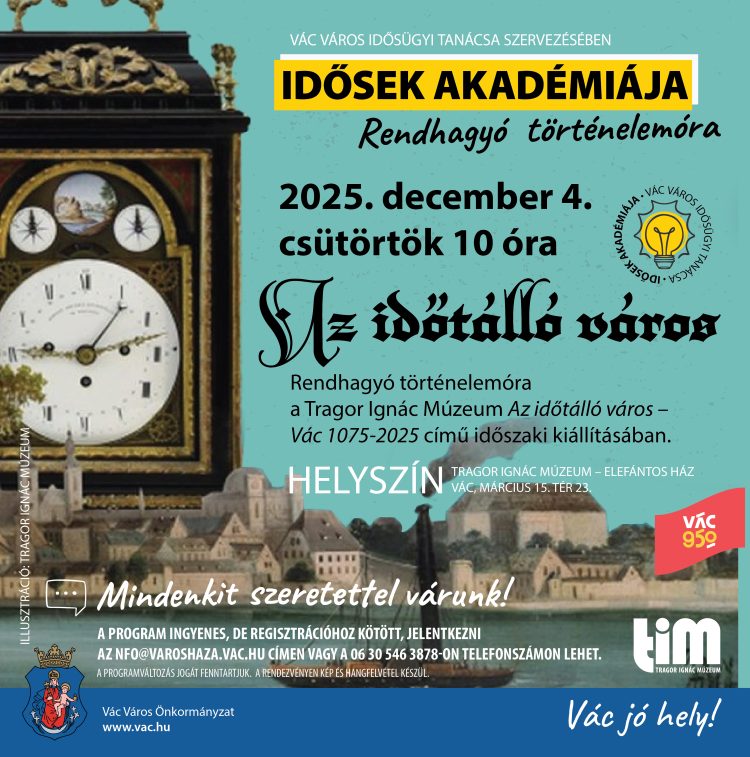 Idősek akadémiája-rendhagyó történelemóra