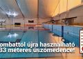 Szombat reggeltől ismét használható lesz a 33 méteres medence