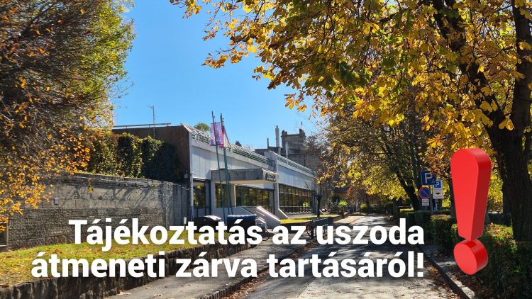 Tájékoztatás az uszoda átmeneti zárva tartásáról