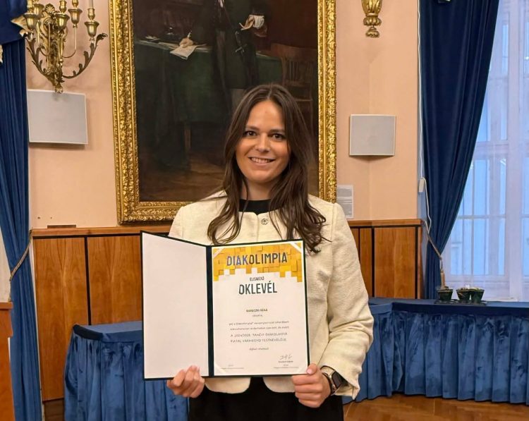 Kareczki Réka az év fiatal testnevelője
