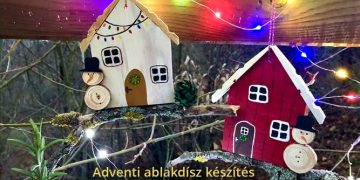 Adventi ablakdísz készítő workshop a Kék Házban