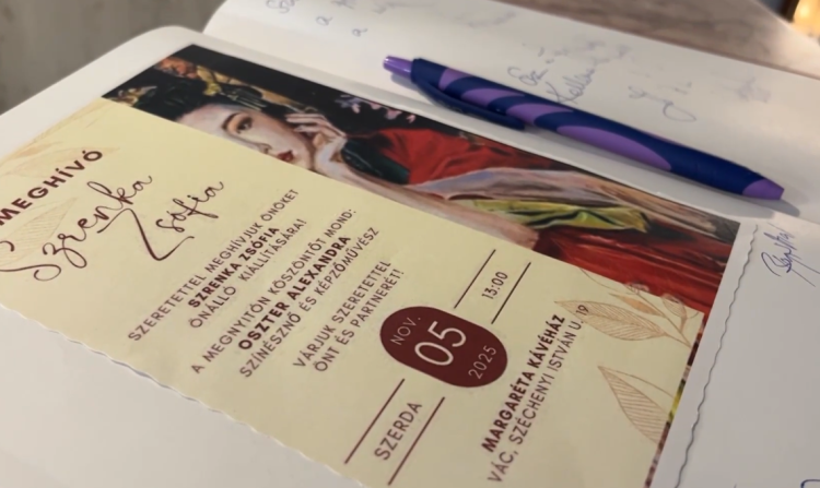 Megnyílt Szrenka Zsófia önálló kiállítása