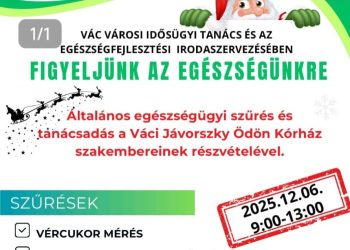 Általános egészségügyi szűrő program a város idős lakói részére