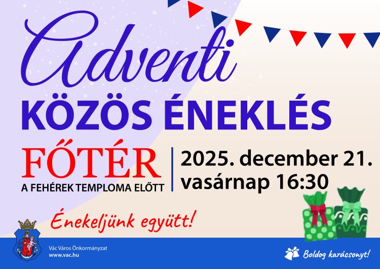 Adventi közös éneklés