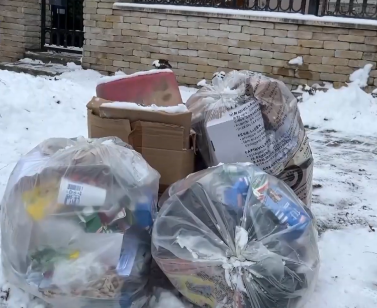 Vácon több utcából két hete nem vitték el a szemetet