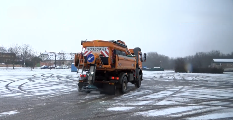 A Városfejlesztő felkészült a hóhelyzetre