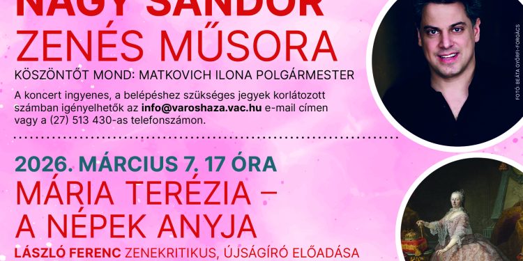 Vác Város Önkormányzata nőnapi programokat szervez