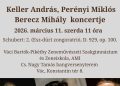 Keller András, Perényi Miklós és Berecz Miklós koncertje a zeneiskolában