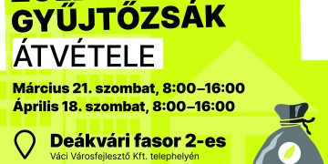 Március 21-én és április 18-án vehetők át a zöldhulladék gyűjtőzsákok