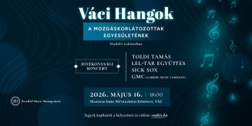 Jótékonysági koncert a Mozgáskorlátozottak Közép-Magyarországi Regionális Egyesülete javára