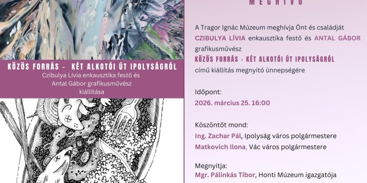 Közös forrás – két alkotói út Ipolyságról