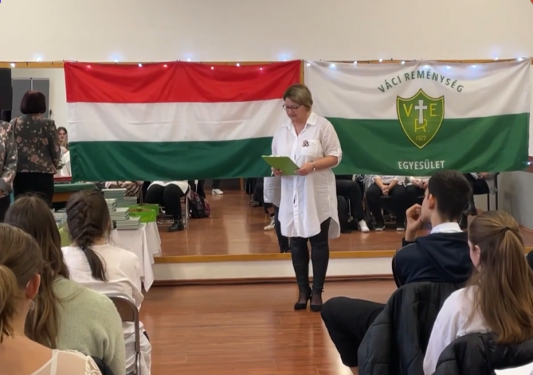 Szavalóverseny a Reménységnél a márciusi ifjak tiszteletére