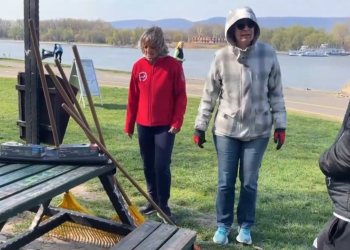 Öt zsáknyi szemetet gyűjtöttek az önkéntesek a Duna-parton