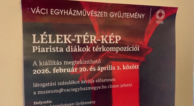 Piarista diákok kiállítása az Egyházművészeti Gyűjteményben