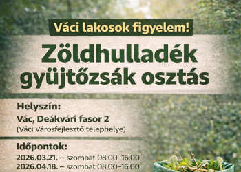 Március 21-én és április 18-án vehetők át a zöldhulladék gyűjtőzsákok