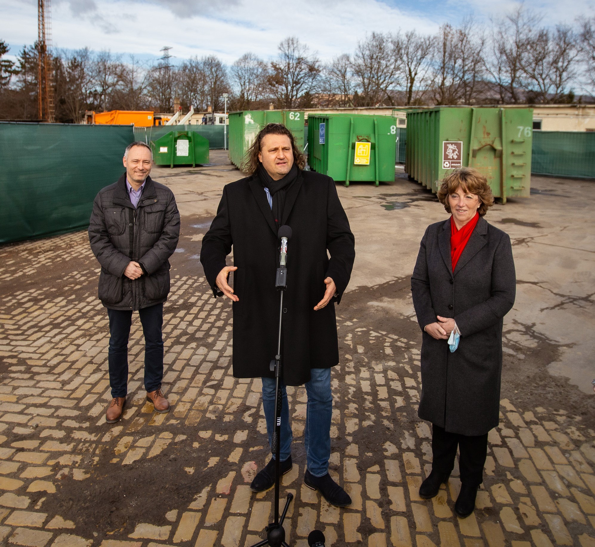 Sajtótájékoztató a hulladékudvarról
