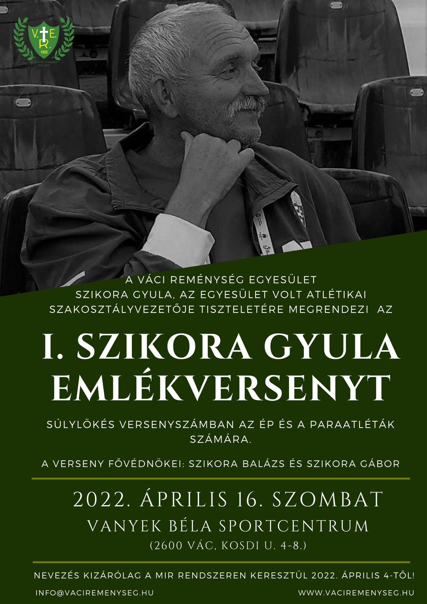 Atlétika – Országos súlylökő verseny Szikora Gyula emlékére